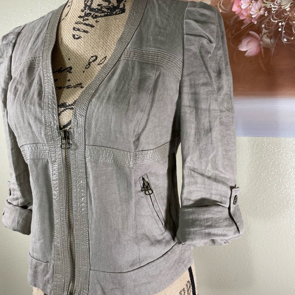 Luciano Dante Linen Top Size S - Picture 3 of 7